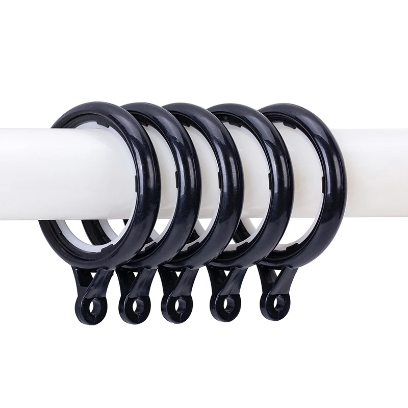 32PCS Low Noise Curtain Grommets Plastic Nanoscale Sliding Roman Rings Inner Diameter 30/42mm Silence Eyelet | Дом и сад