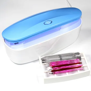 

Sterilizer For Manicure Instruments Disinfection Esterilizador Manicure UV LED Nail Tools Nail Tweezers Disinfector Box