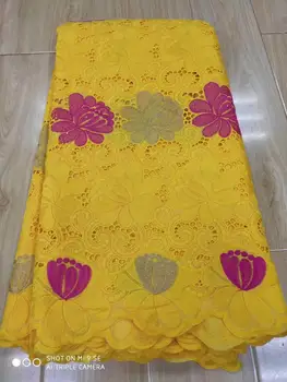 

5yard african voile lace fabric dubai fabric swiss voile lace in switzerland 2020 high quality lace nigerian dry lace fabric