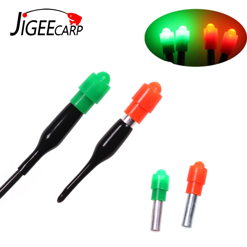 JIGEECARP, 2 шт., поплавок для ловли карпа, светящаяся палка, Электронный светильник, ночная палка, плавающий стержень, светильник, водонепроницаемые светящиеся палочки, лампа