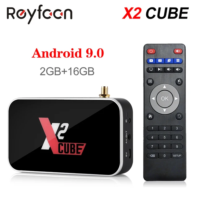 $US $52.00  Android 9.0 TV Box X2 Cube S905X2 DDR4 RAM 2GB 16GB 4GB 32GB 2.4G 5G Dual Wifi 1000M Bluetooth 4.2 