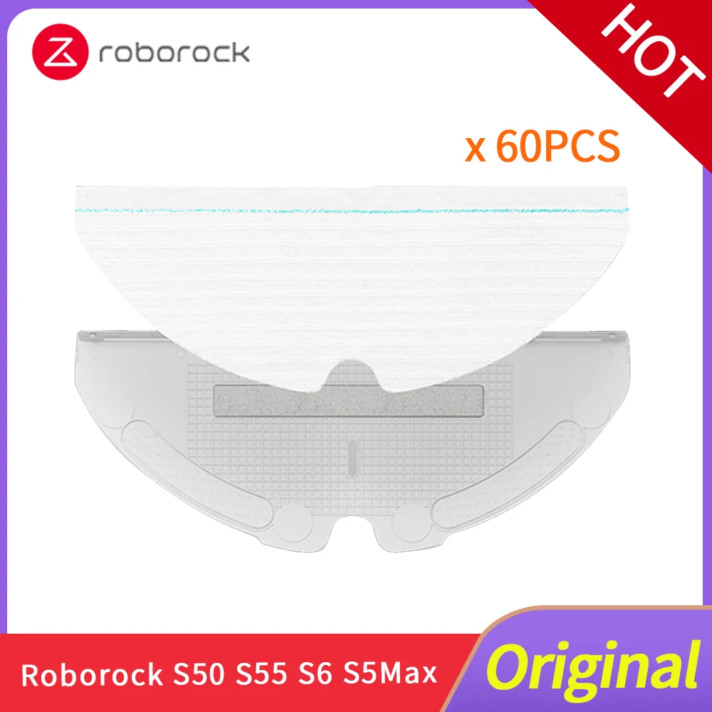 

Xiaomi Roborock s5max S6max vacuum cleaner robot original disposable mop cloth Roborock S50 S6 E35 cleaning cloth accessories