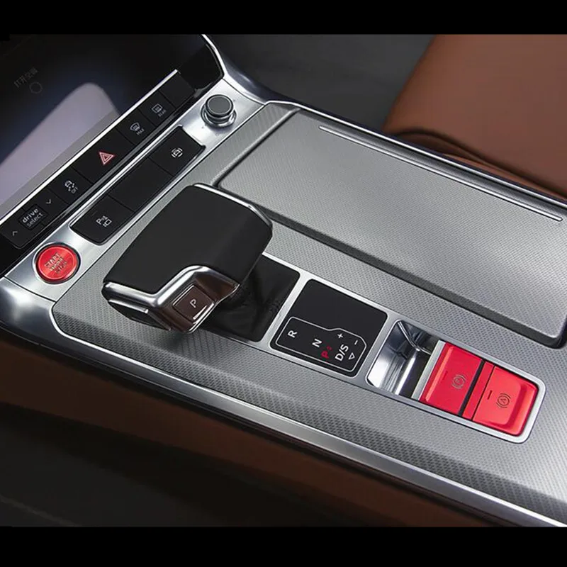 P кнопки электронный ручной тормоз блёстки украшение крышка отделка для Audi A6 C8 алюминиевый сплав аксессуары для салона автомобиля