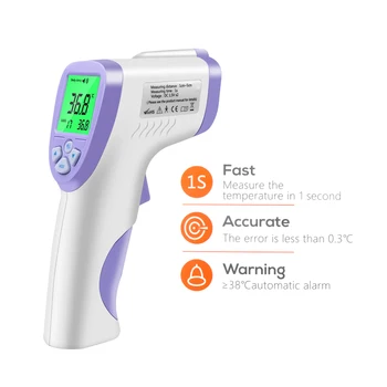 

Digital Infrared Thermometer Non Contact Laser IR Temperature LCD Display Gun Pyrometer Tester Aquarium Temperature Instruments