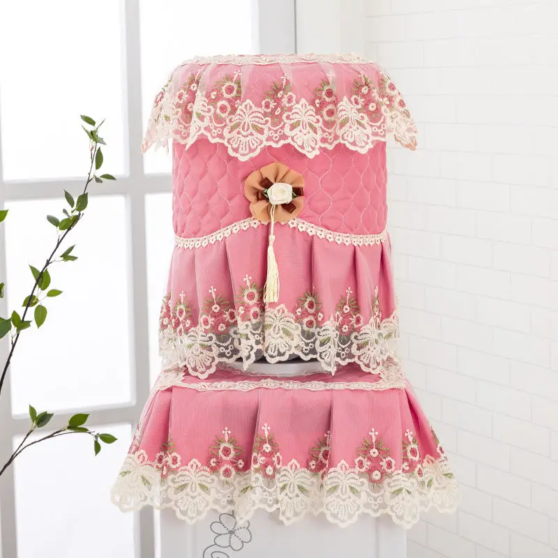 1Pcs Fasion Rural Cloth Art Water Dispenser Dust Cover Water Dispenser Cloth Cover Bucket Purifier E0946