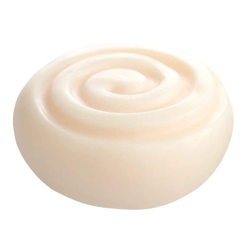 

SJ 3D Round Whirlpool Silicone Soap Mold Food Grade Silicone Molds for Swirl Soap Making DIY Handmade Soap Candle Craft