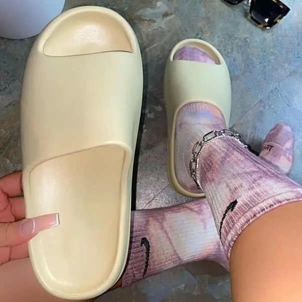 summer Promotion Indoor EVA sandals 2020 New Cool Slippers Women Same Style Spring Summer High Quality Soft Light Shoes | Обувь
