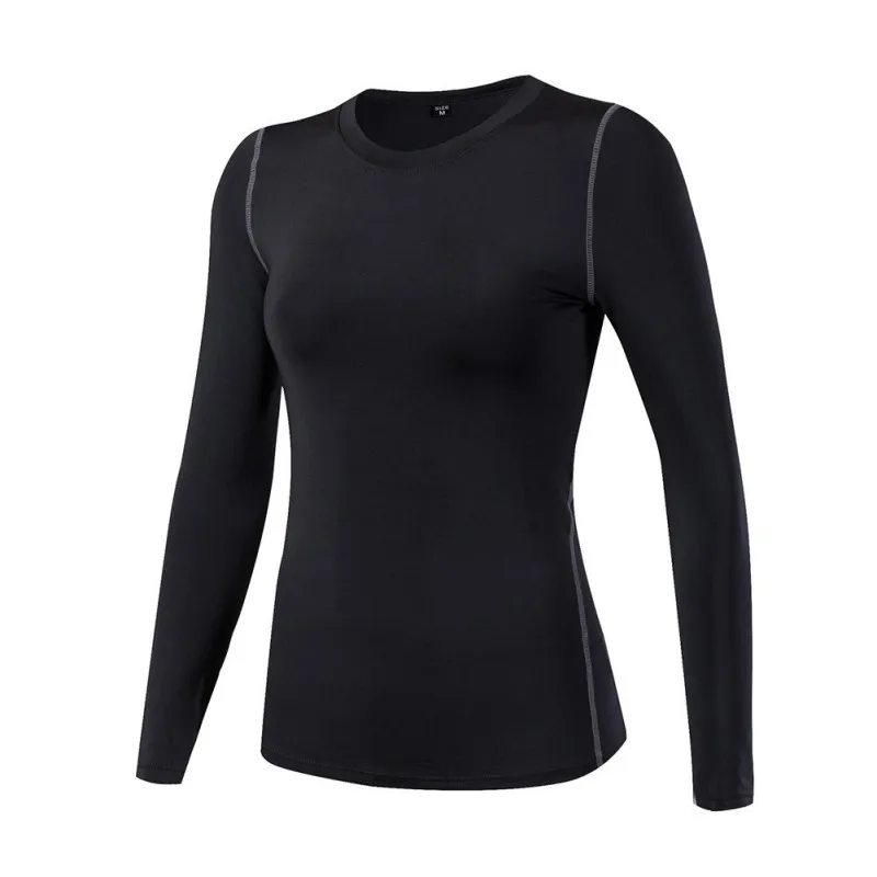 Women Gym Yoga Crop Tops Yoga Shirts Long Sleeve Workout Tops Fitness Running Sport T-Shirts Training Sportswear