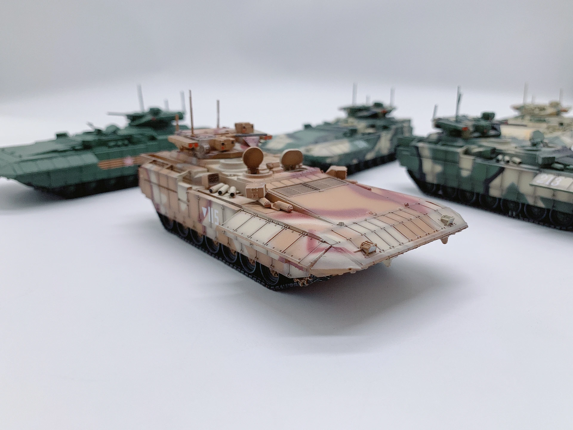 Военная Модель 1: 72 русские T-15 Тяжелая ходунка модель тонкой коллекции