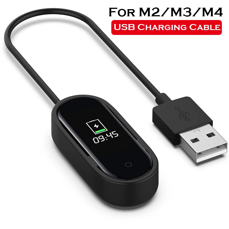 Зарядный кабель Mi4 для Xiaomi Mi Band 4 сменный USB-кабель зарядки 3 2 умных часов |