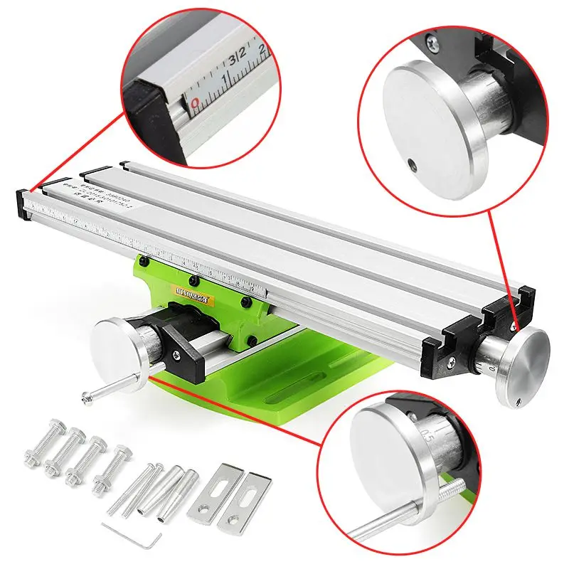 furadeira torno de fixação worktable x y-axis