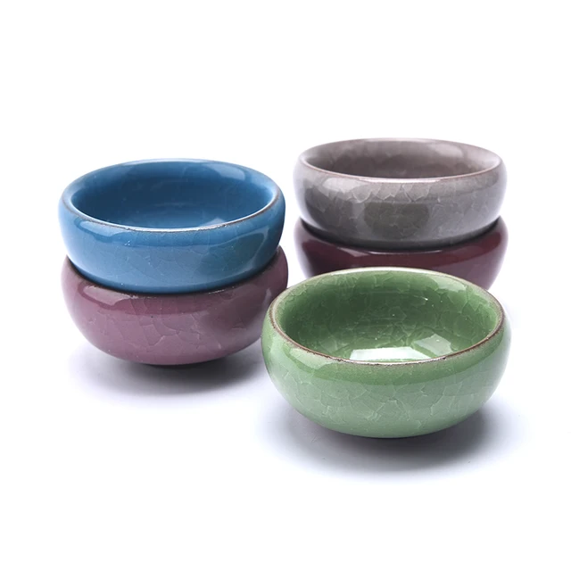 Új Jégkrém Máz 7 Színes Virágkerámia Zamatos Ültetvényes Mini Edény Kert Virágpapír Otthoni Iroda Dekorációjának Edényéhez - Image 3