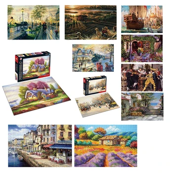 

1000 Pieces Paper Jigsaw Puzzles Floor Puzzle Intellectual Game Learning Education Decompression Toys for Adults Kids - 88002