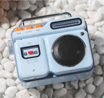 

Fashion MOCA Wireless Bluetooth Speaker Retro Mini Portable Speaker Bluetooth4.2 Wireless Retro Music Player Strap Phone Call