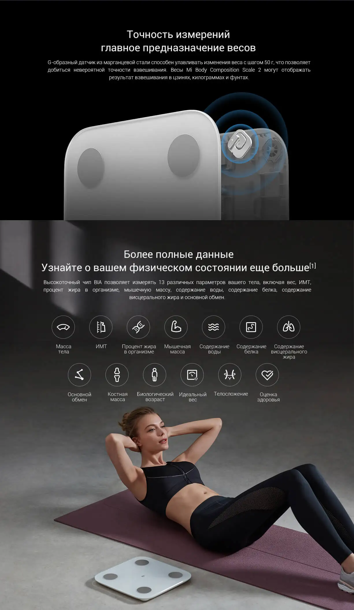 Xiaomi Mi Body Composition Scale 2 Mifit App Body Composition Scale Bmi