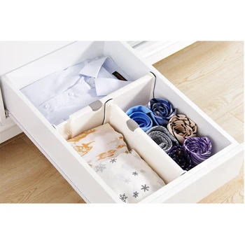 

Stretchable Drawer Divider Organizer Storage Box ABS Plastic Cabinet Drawer Separator Bedroom Storage Space-saving Tools