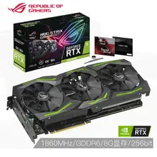 ASUS ROG-STRIX-RTX2060S-O8G-GAMING DDR6 2060 супер Настольный ПК игровая видеокарта поддержка 4 выхода экрана