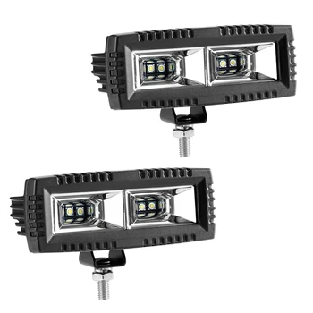 

40W Flood Led Light Bar Truck Led Pods Light 2000 Lumens 6500K Off Road Backup Driving Lights Fog Lamp for Jeep Bumper Atv Utv S