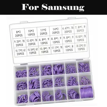 

Violet O-Rings Set Seal Kit R134a R12 HNBR Rubber Assortment For Samsung AR18KV5HBWK AR18KC2HATRNNA AR18KC3JDMC