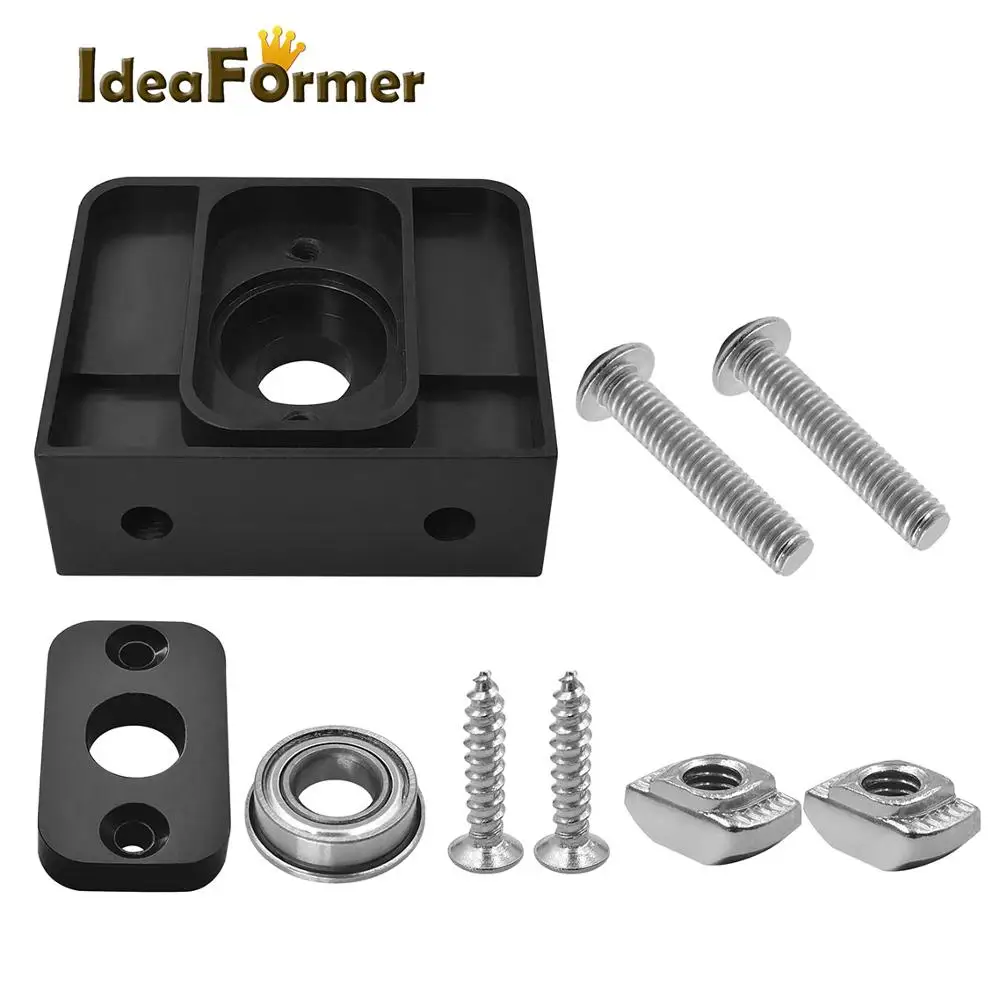 

T8 Lead Screw Plastic Bracket Fixed Seat Top Mount (with screw fittings) For 3D Printer Parts T8 Lead Screw Trapezoidal Screw.