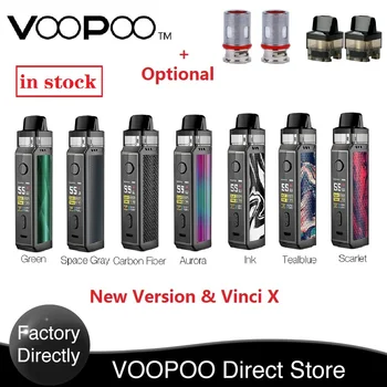 

Original 70W VOOPOO VINCI X Pod Kit with 0.96-Inch Screen No 18650 Battery Box Vape Mod Pod System Vape kit vs Vinci Kit/ Drag 2