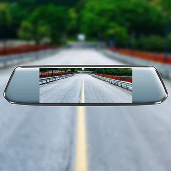 

1PC 1080P Wide Angle Dual Camera Car DVR Rear Mirror Car Recorder Car Dash Cam Vehicle Auto Car Backup Rear View Camera