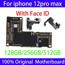 100% scheda logica originale per iPhone 12 PRO MAX scheda madre sbloccata per iphone 12Pro Max supporto scheda madre con chip Face ID