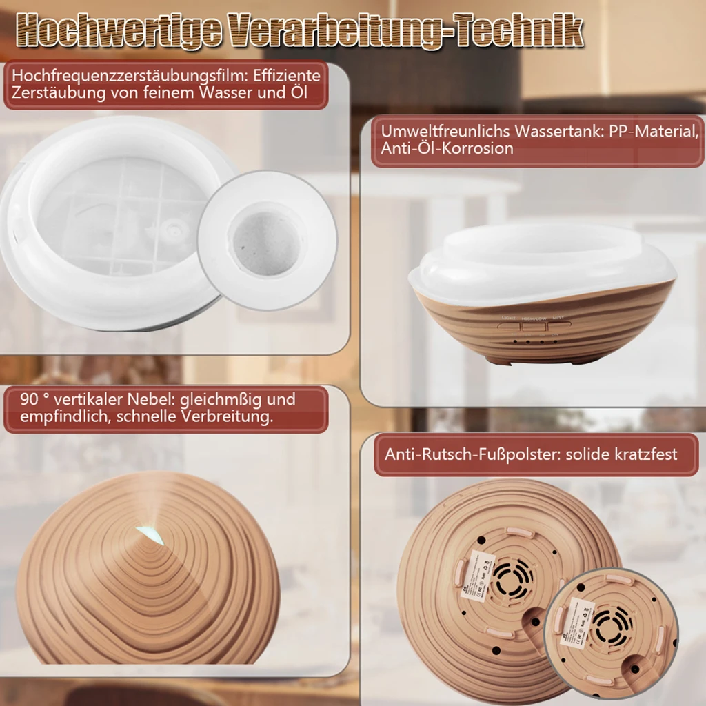 Aroma Humidifier Ultrasonic Fragrance Essential Oil Mist Diffuser air humidifier Essential oil Aromatherapy cool mist maker
