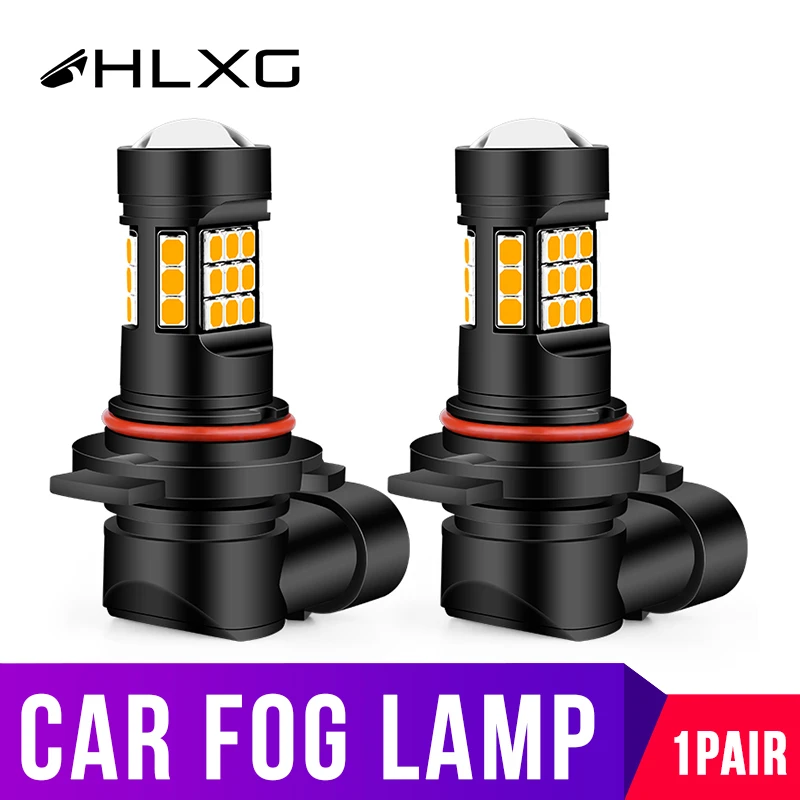 Автомобильные противотуманные фары HLXG H8 Led H11 H16 (ЕС) 5202 9012 HIR2 мотоциклетные