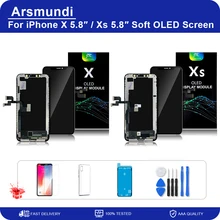 

ML1 2022 JK GX Soft OLED Screen For iPhone X Xs LCD Display Touch Screen Digitizer Assembly No Dead Pixel Replacement Parts +