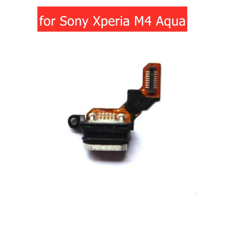 for Sony Xperia M4 Aqua E2303 E2306 USB Charger Connector Flex Cable Charging Dock PCB Board Repair Spare Parts | Мобильные телефоны