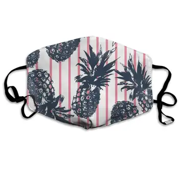 

YongColer Breathable Anti-dust Best Warm Windproof Tropical Plants Pineapple Funny Face Masks Comfy Anti Pollution Washable