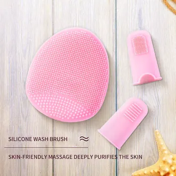 

Facial Cleansing Brush Blackheads Cleaning Pores Oil-Control Brushes Skin Care Tool Wash Silicone Cleansing Brush