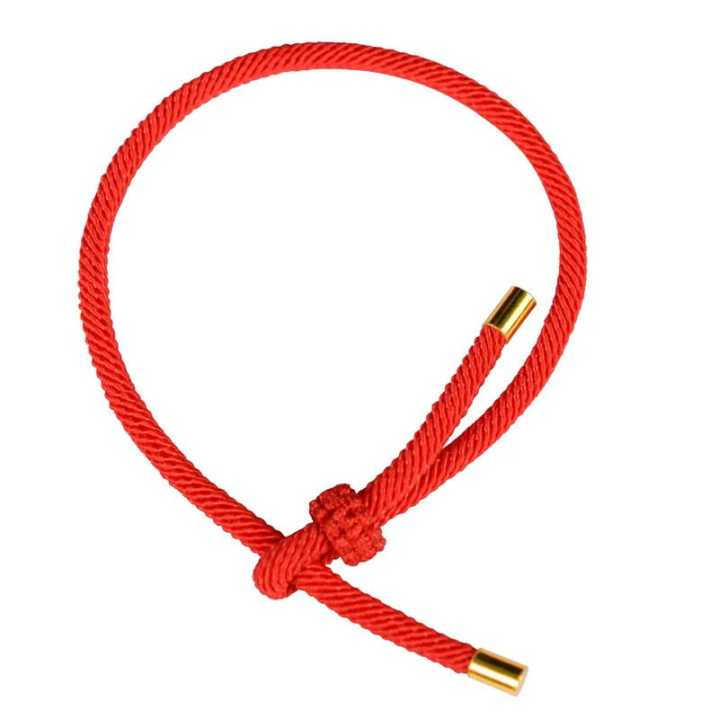 

customized couple red rope woven bracelet lady style jewelry bracelet can string murano glass beads together