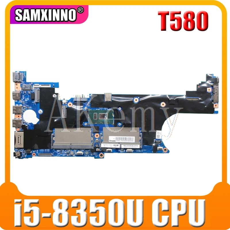 

Laptop motherboard For LENOVO Thinkpad T580 Core SR3L9 i5-8350U Mainboard 17812-1 01YR250