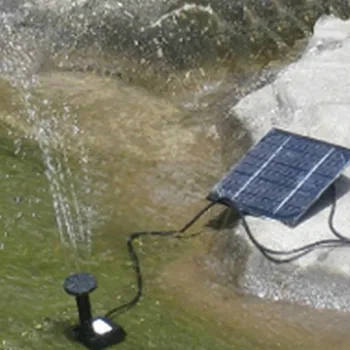 

Solar Water Sprayer Garden Rockery Fountain Solar Pumps Area Irrigation Water Pump 3 different outlet caps