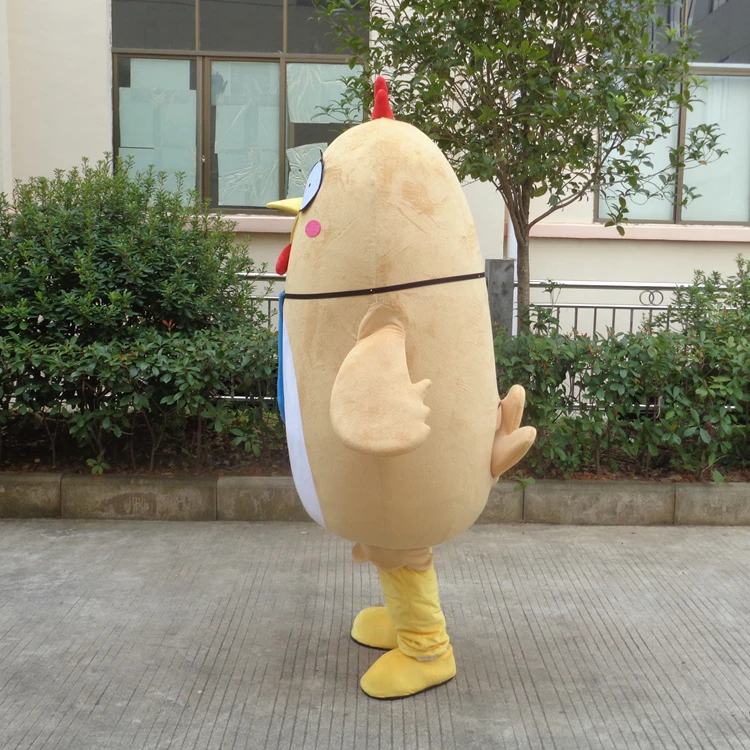 Новые высококачественные желтый костюм-талисман курица Хэллоуин Рождество забавные животные курица талисман Одежда для взрослых Размер