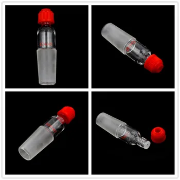 

2020 1Pcs 24/40 Plastic Screw Bushing Lab Supplies Glass Thermometer Adapter With Thread Ground Scock Joint 24/40 Size