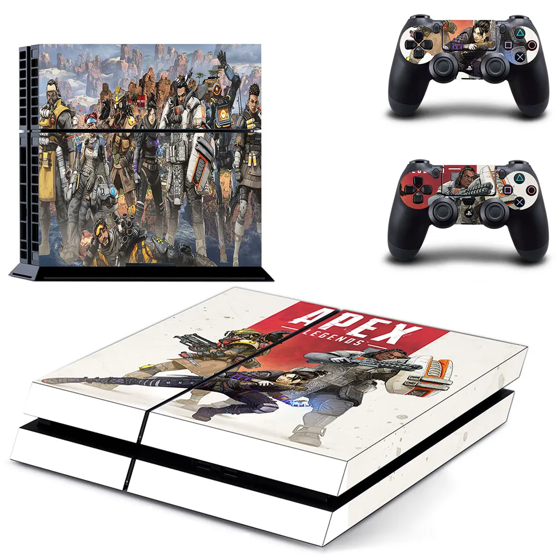 

APEX Legends Style Decal Skin Sticker for PS4 Playstation 4 Console Film + 2Pcs Controllers Protective Cover DPTM2466