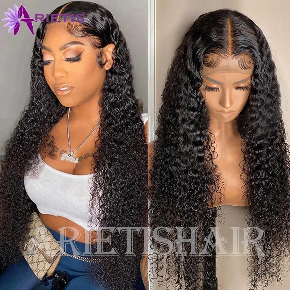 5x5 Hd Lace Closure Wig Kinky Curly Transparent Lace Front Human Hair Wigs For Women 32 34 Inch Full Lace Front Human Hair Wigs Human Hair Lace Wigs Aliexpress