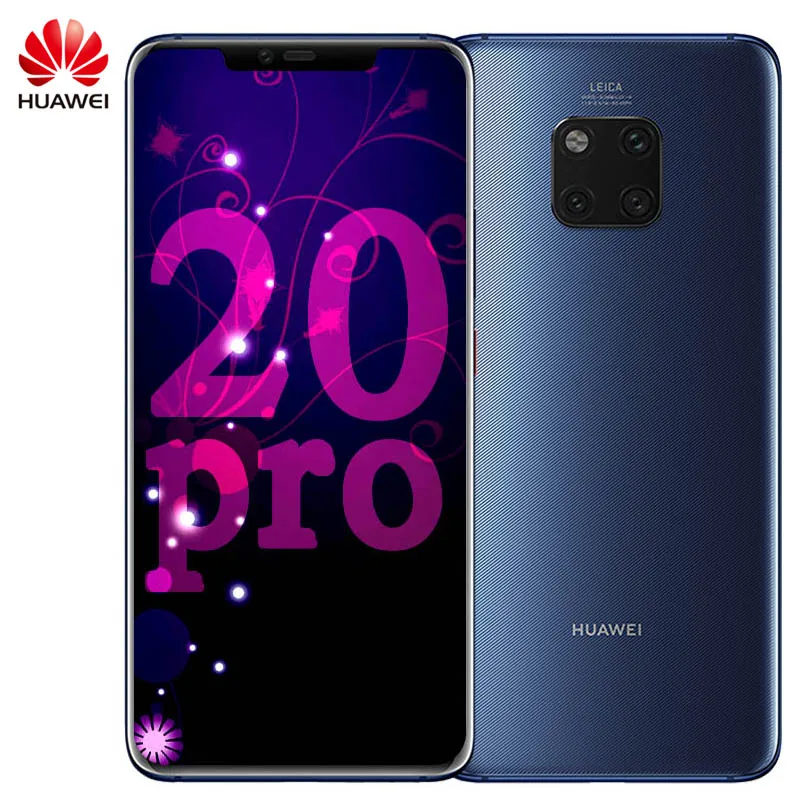 Оригинальный смартфон Huawei Mate 20 Pro 6 39 дюйма 2K OLED Восьмиядерный процессор Kirin 980