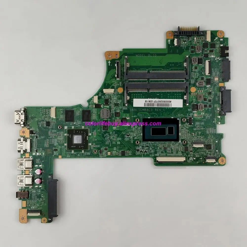 Натуральная A000300260 DABLIDMB8E0 w I5-4210U процессор 216-0858020 GPU материнская плата для ноутбука