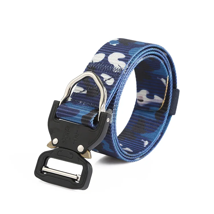 ZLD Military Tactical Nylon Belt Metal Buckle Adjustable Army Outdoor Quick Release Hunting Training Nylon Outdoor training belt