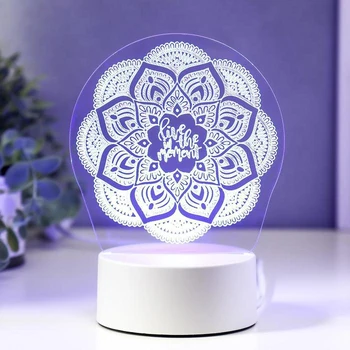 

Lamp "Pattern" LED RGB from the network 13x14.5 cm 5074812