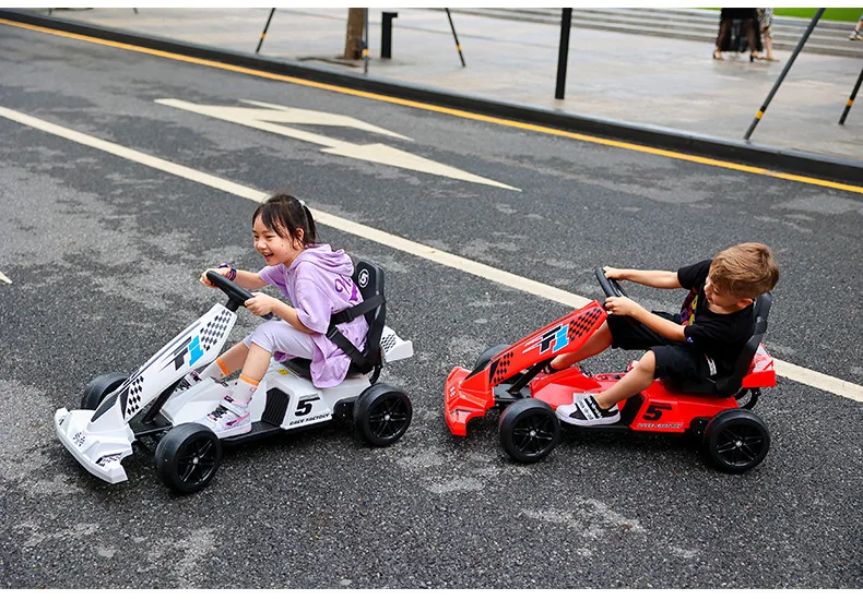 Carro elétrico infantil Go-Kart Ride on Drift Car, bebê cobrando,  brinquedos ao ar livre, jogo Scooter para crianças