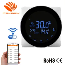 Термостат для теплого пола газовый котел термореле терморегулятор wifi термостат для газового котла терморегулятор 220 в 16A Электрический отопительный термостат водяной отопительный термостат каминный отопительный