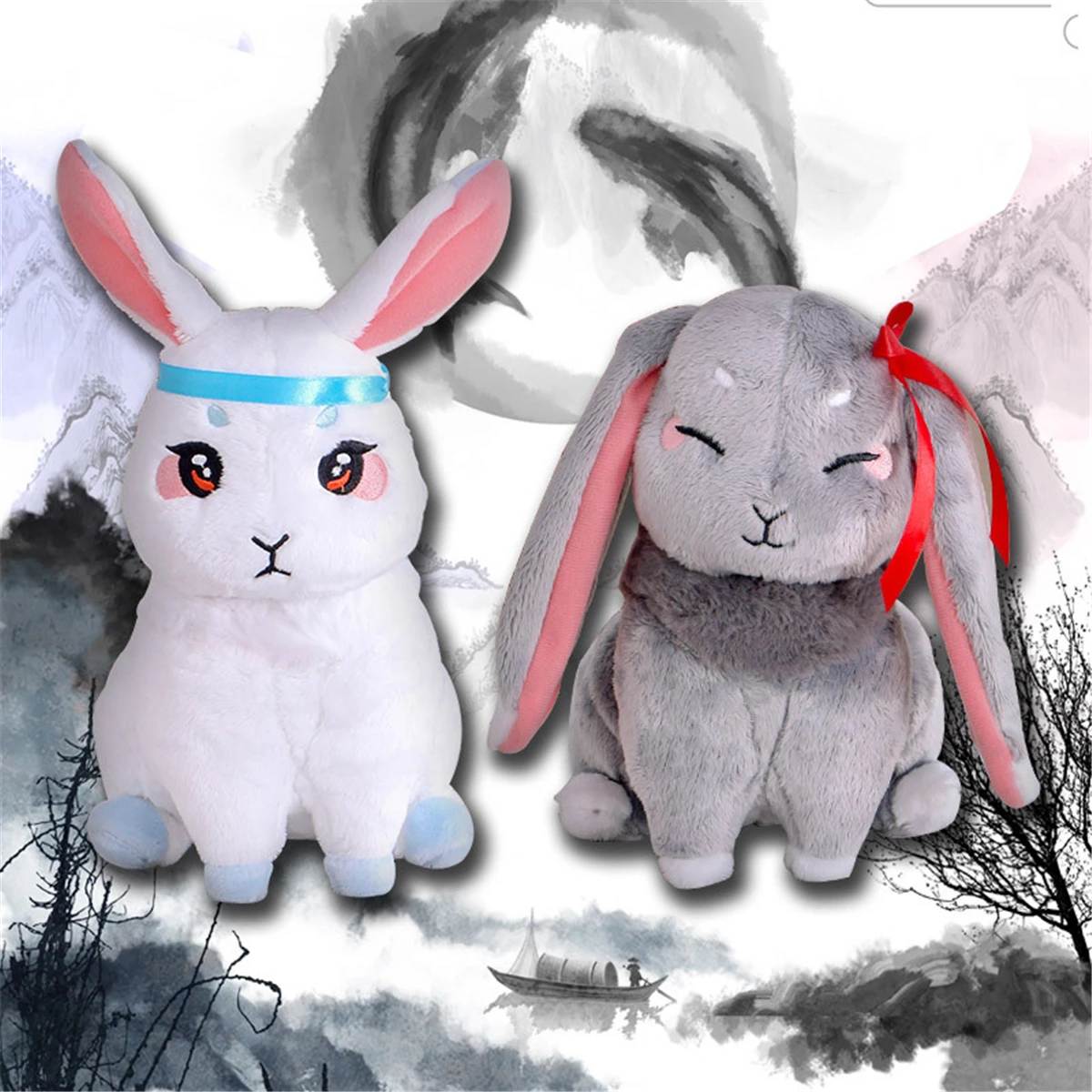 

Wei Wuxian Lan Wangji Pet Rabbit Plush Toy Cosplay Mo Dao Zu Shi Men Women Grandmaster of Demonic Cultivation Stuffed Toys