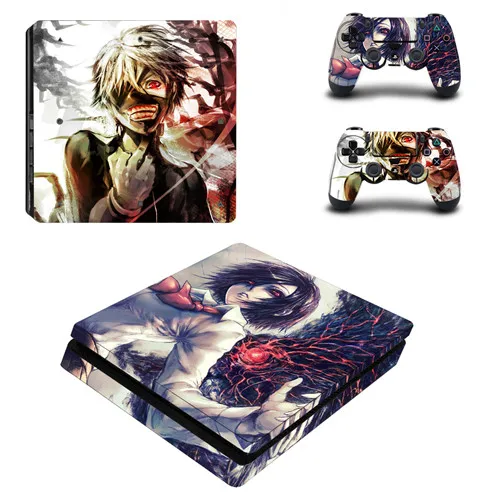 P4SQB0269 Одежда с надписью «Tokyo Ghoul полное покрытие лицевые панели PS4 тонкая кожа Виниловая наклейка, стикер для Playstation 4 консоли и контроллер PS4 тонкая кожа Стикеры - Цвет: P4SQB0269