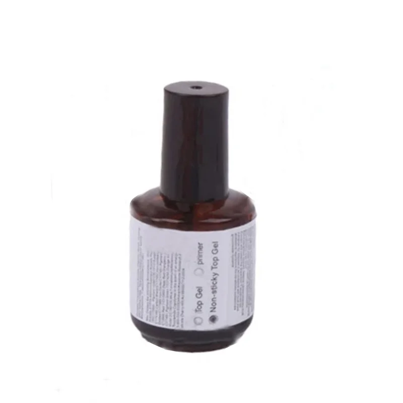 1 bottle 14ml Smooth Top Coat UV Gel Nail Sealing Glue Acrylic Nail Art Polish UV Gel No Sticky Gloss Face Art Tool
