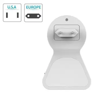 

Socket Smart Night Lights Multi-function Soft Light Control USB Charge Port Home & Garden Home Decor LED Light Moon Night
